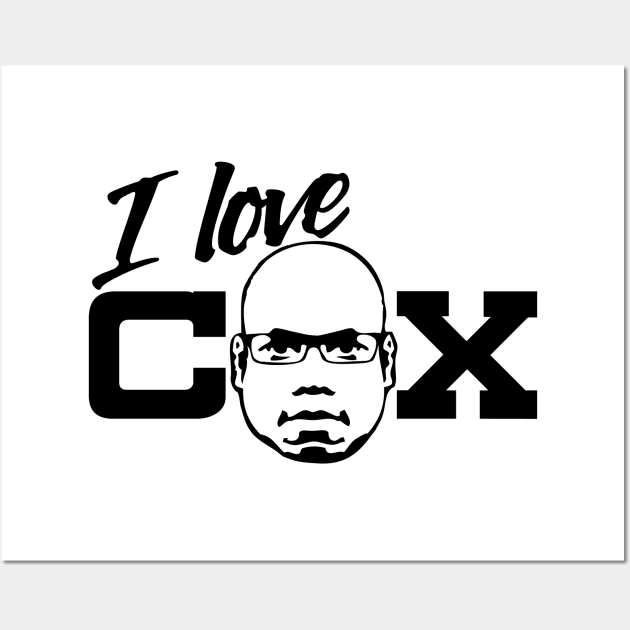 OH YES! OH YES! - Carl Cox Black Print Wall Art by lldesigns